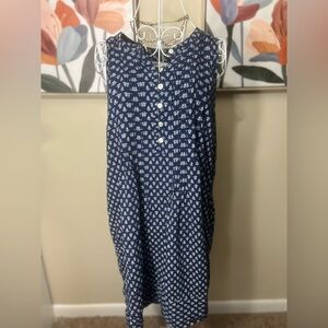 Sonoma Blue Patterned Dress